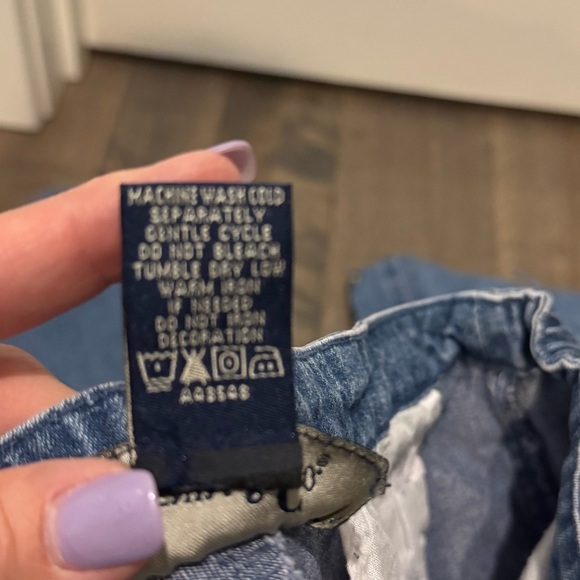 DENIM & CO Embroidered Blue Women Jeans Size L Hippie Floral Festival Boho - Picture 13 of 17